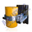 Forklift-drum-rotator-holding-drum-with-chain-lock-All-Lifting