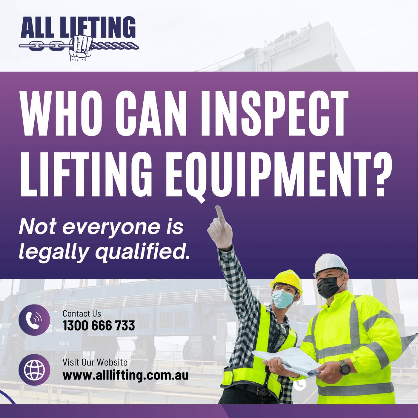 Who Can Inspect Lifting Equipment?