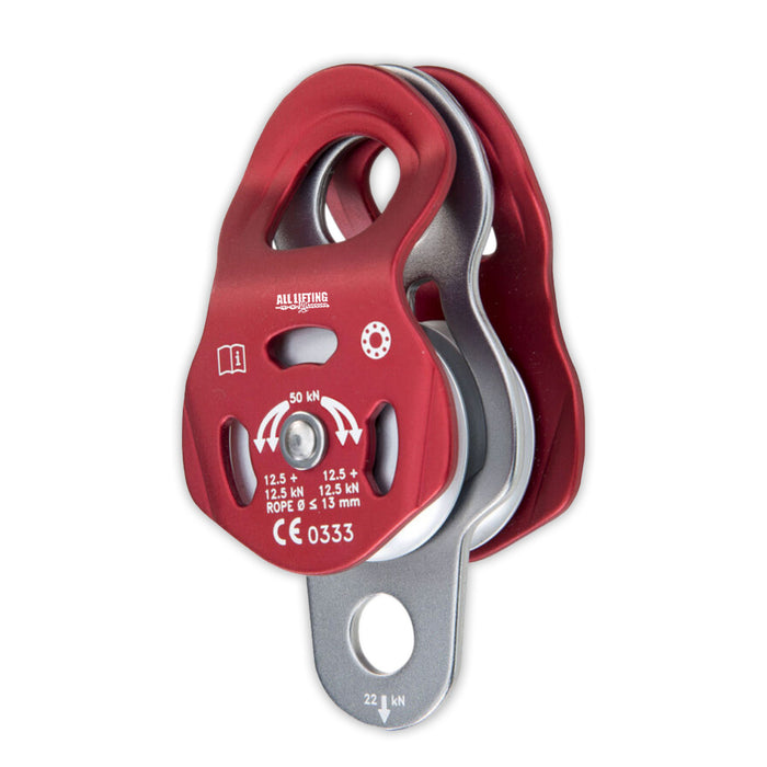 Double Roll 2L Rope Pulley | All Lifting | Australian Owned
