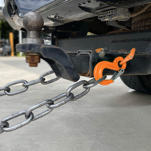 Austlift Vehicle Chain Safety Hook Set – 2 Ton (6mm) – Black