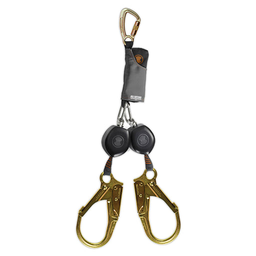 Peanut-Twin-Self-Retracting-Lanyard-with-Carabiner-and-Steel-Scaff-Hook-All-Lifting