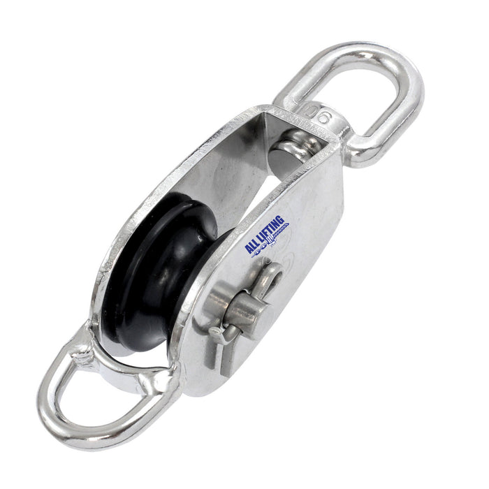 Stainless Steel Mame Block Nylon Sheave With Becket stainless-steel-mame-block-nylon-sheave-with-becket