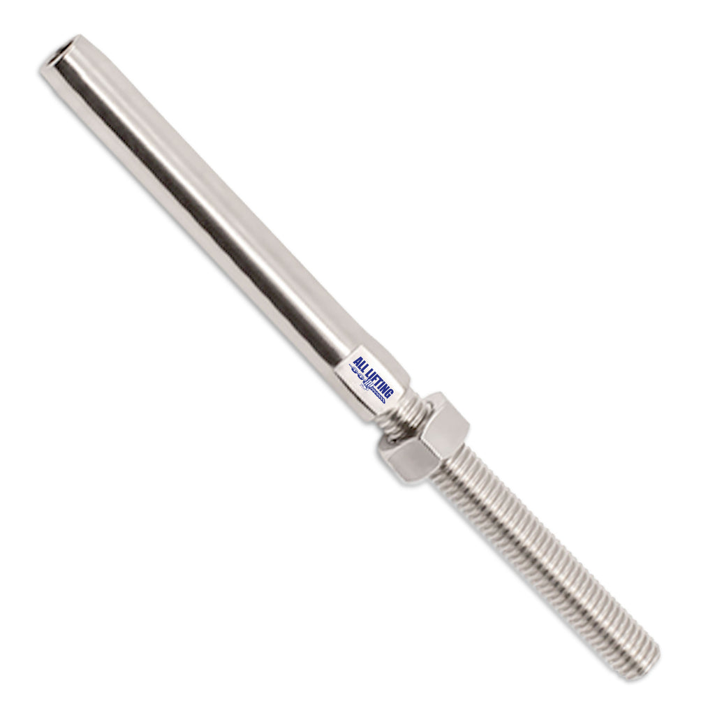 thumbnail image 2 of Suncor Stainless 5/32" Aircraft Threaded Stud – 303 Stainless, Right Hand, MS21259-5RH 2 of 6