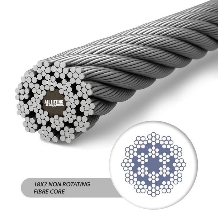 Non Rotating Rope Examples 18 x 7 Non Rotating Fibre Core | All Lifting