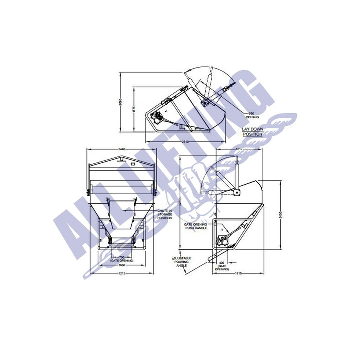 Lay Down Concrete Kibble | All Lifting | Australian Owned