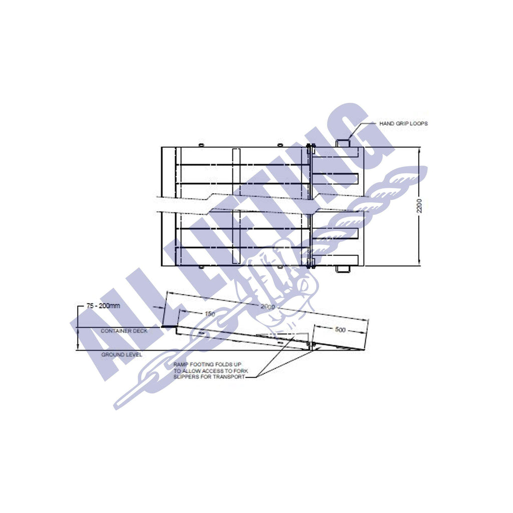 Forklift Container Access Ramp | Australian Owned
