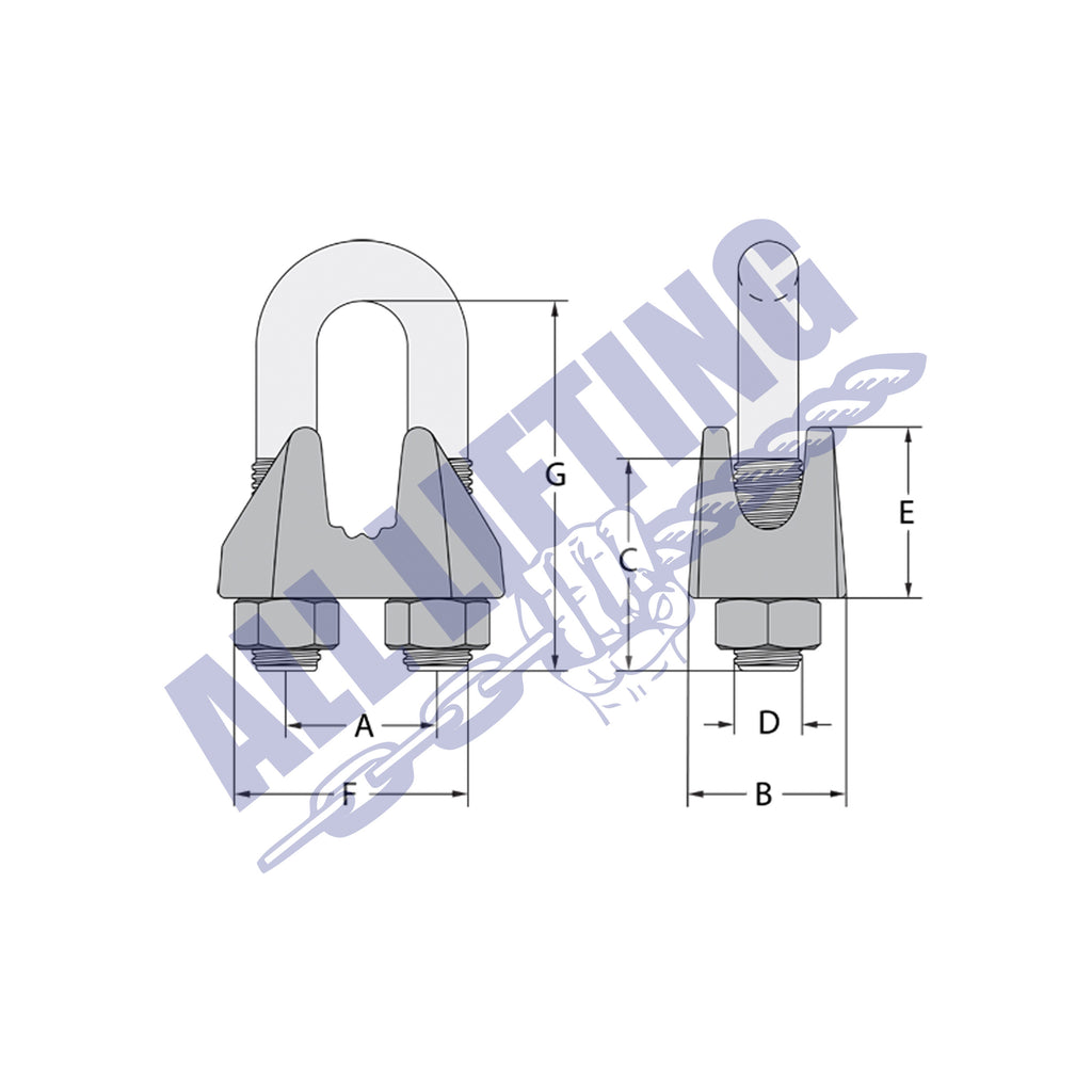 Commercial Wire Rope Grip | All Lifting | Australian Owned