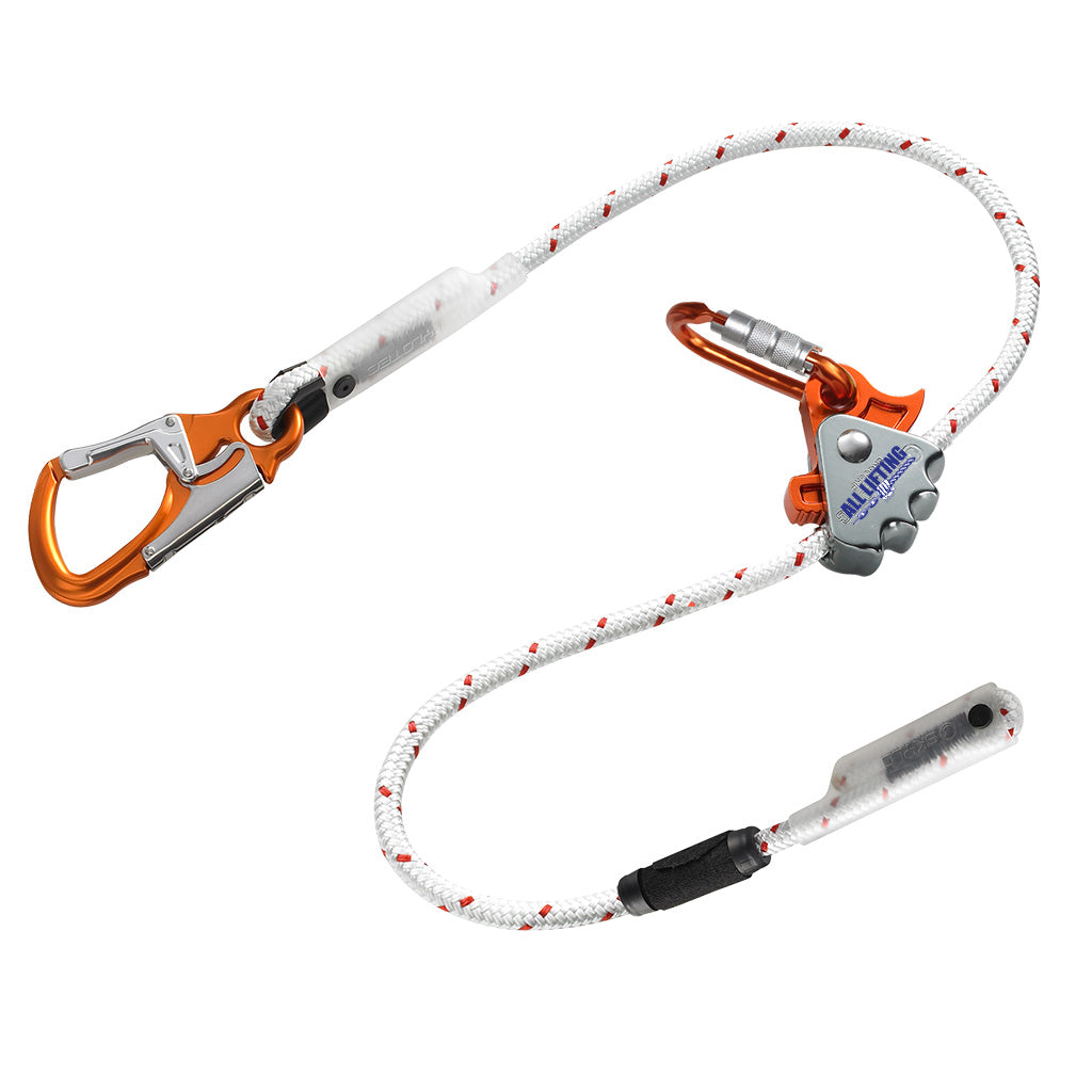 Work Positioning Rope with Triple Action Karabiner