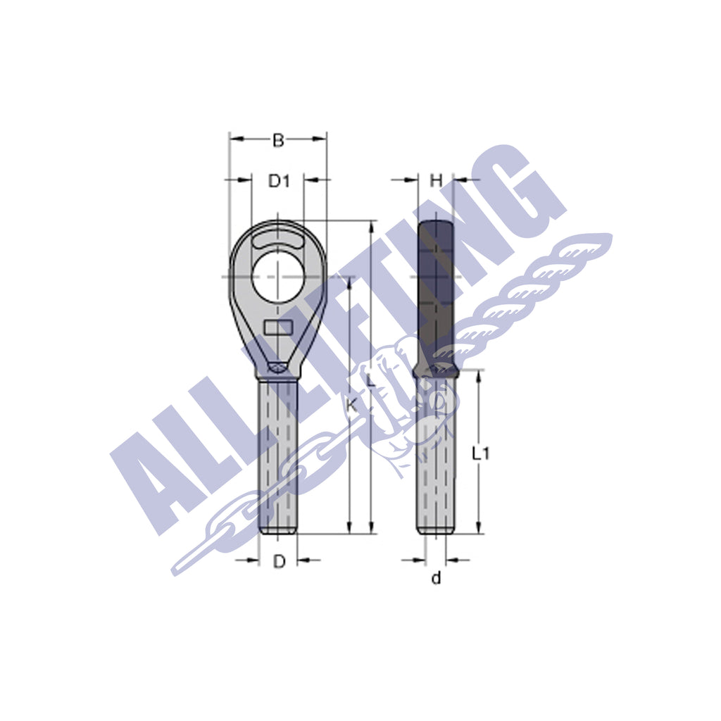 Forged Closed Swage Wire Rope Socket | Australian Owned