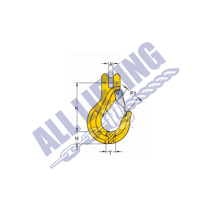 Gr80-Clevis-Sling-Hook-with-Latch-Dimensions-All-Lifting