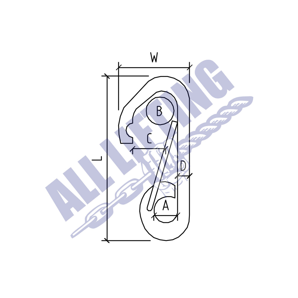 Asymmetrical Spring Stainless Steel Asymmetric Spring Hook | Australian Owned