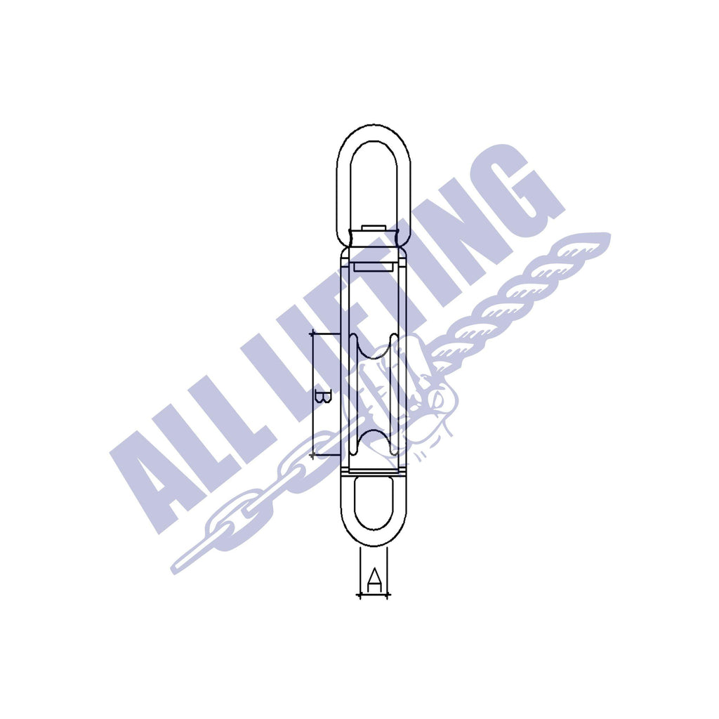Vip Swivel Block Thread Stainless Steel Block with Swivel Head and Nylon Sheave