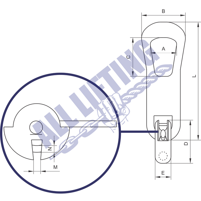 Concrete-Clutch-Ring-Type-dimensions-All Lifting